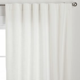 Open Box: Cotton Linen Curtain - 52" Wide