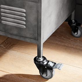 Locker Single Pedestal Storage Desk (56")