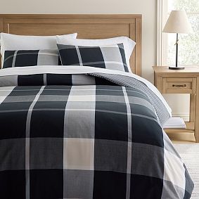 Preston Plaid Reversible Duvet Cover