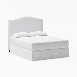 Pottery Barn Raleigh Camelback Upholstered Headboard