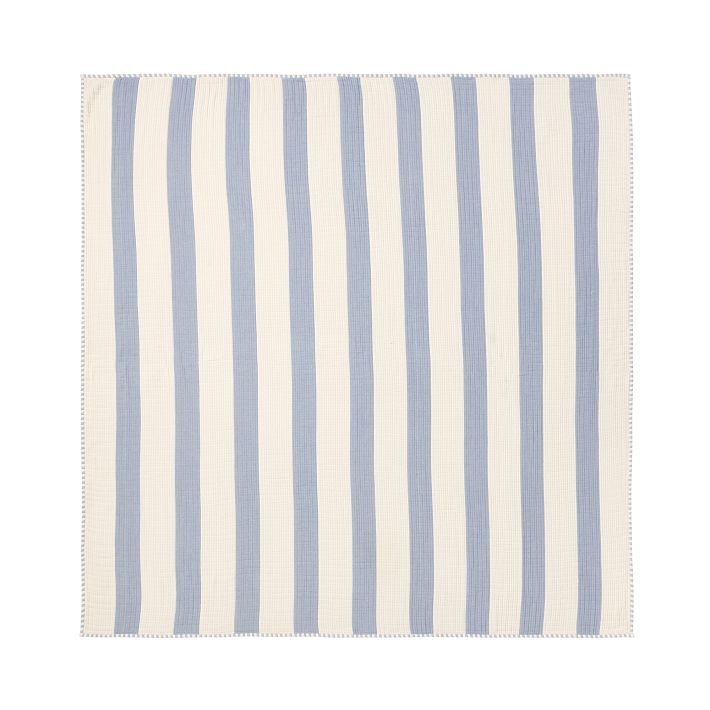 Cabana Stripe Bed Blanket | Pottery Barn Teen