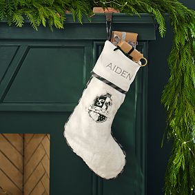 Harry Potter Ivory Faux Fur Stocking - Thumbnail 5