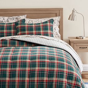 Lanster Plaid Flannel Comforter