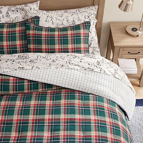 Mountain Run Flannel Organic Sheet Set