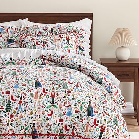 Rifle Paper Co. Nutcracker Organic Duvet Cover
