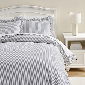 Ruffle Stripe Duvet Cover
