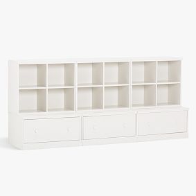 Cameron 12-Cube Organizer with Drawers (88.5")