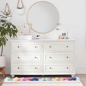 Chelsea 6-Drawer Wide Dresser (58.5w x 19d")