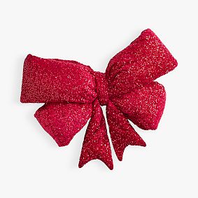 LoveShackFancy Sequin Bow Pillow