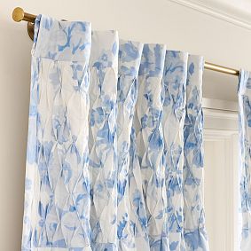 LoveShackFancy Smocked Damask Blackout Curtain