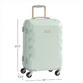 Luxe Hard-Sided Carry-On Spinner Suitcase - Thumbnail 2