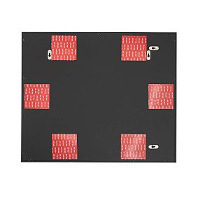 No Nails Rectangle Framed Mirror (21"x25")