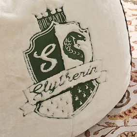 Large Harry Potter™ Slytherin™ Faux Fur Bean Bag Chair Slipcover Only