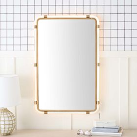 LED Rope Mirror (24"x37") | Pottery Barn Teen