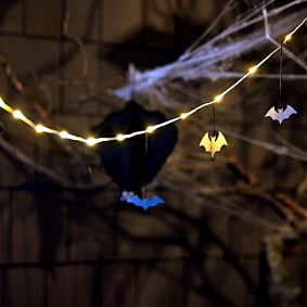 Bat Halloween String Lights