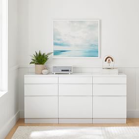 Bowen Triple Wide 3-Drawer Wide Storage Cabinet (63")