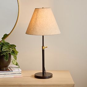 Bronze Adjustable Table Lamp (30")