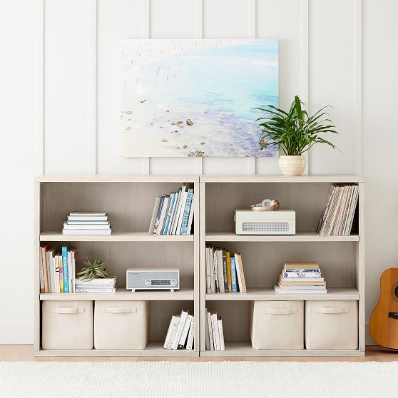 Costa Low 3-Shelf Bookcase Set of 2 | Pottery Barn Teen