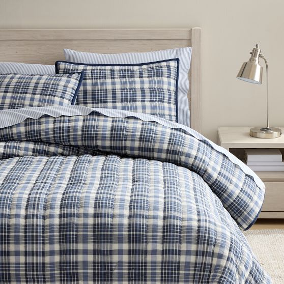 TWIN Poterie Grange Enfants Madras Plaid Patchwork Couette