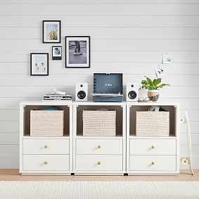 Keaton 2-Drawer Bookcase, Set of 3 (66")