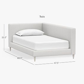 west elm x pbt Timo Corner Upholstered Bed