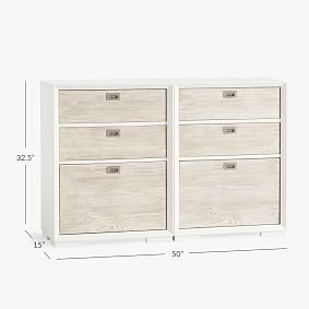 Callum Double 3-Drawer Storage Cabinet (50")