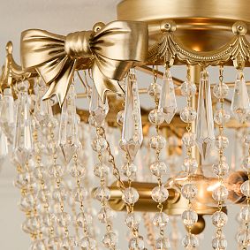 LoveShackFancy Crystal Flush Mount