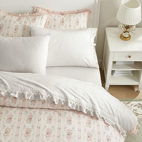 LoveShackFancy Daydream Ruffle Flannel Sheet Set