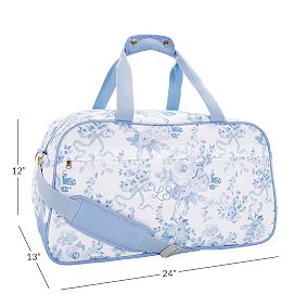 LoveShackFancy Jet-Set Garden Party Damask Duffle Bag