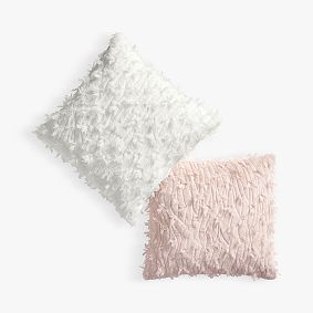 LoveShackFancy Sweet Bows Fur Pillow