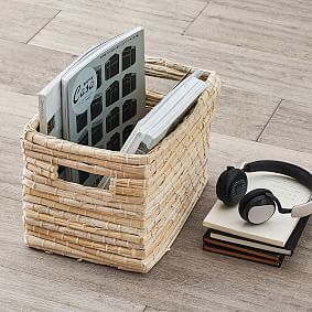 Naturalist Woven Storage Bins, Natural