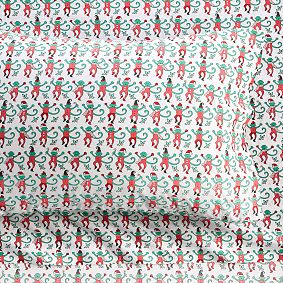 Roller Rabbit Monkeymas Sheet Set