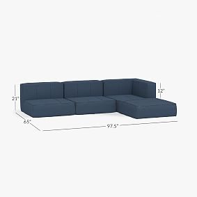 Wrangler® Denim Cushy Lounge Super Sectional Set