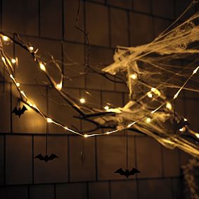 Bat Halloween String Lights