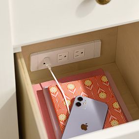 Charlotte Smart Flip-Top Vanity Desk (58")