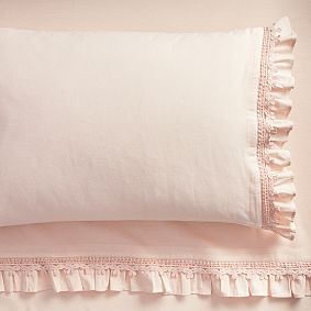 LoveShackFancy Daydream Ruffle Flannel Sheet Set