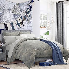 Camo Organic Duvet Cover