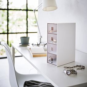 Countertop Storage Tower with Drawers