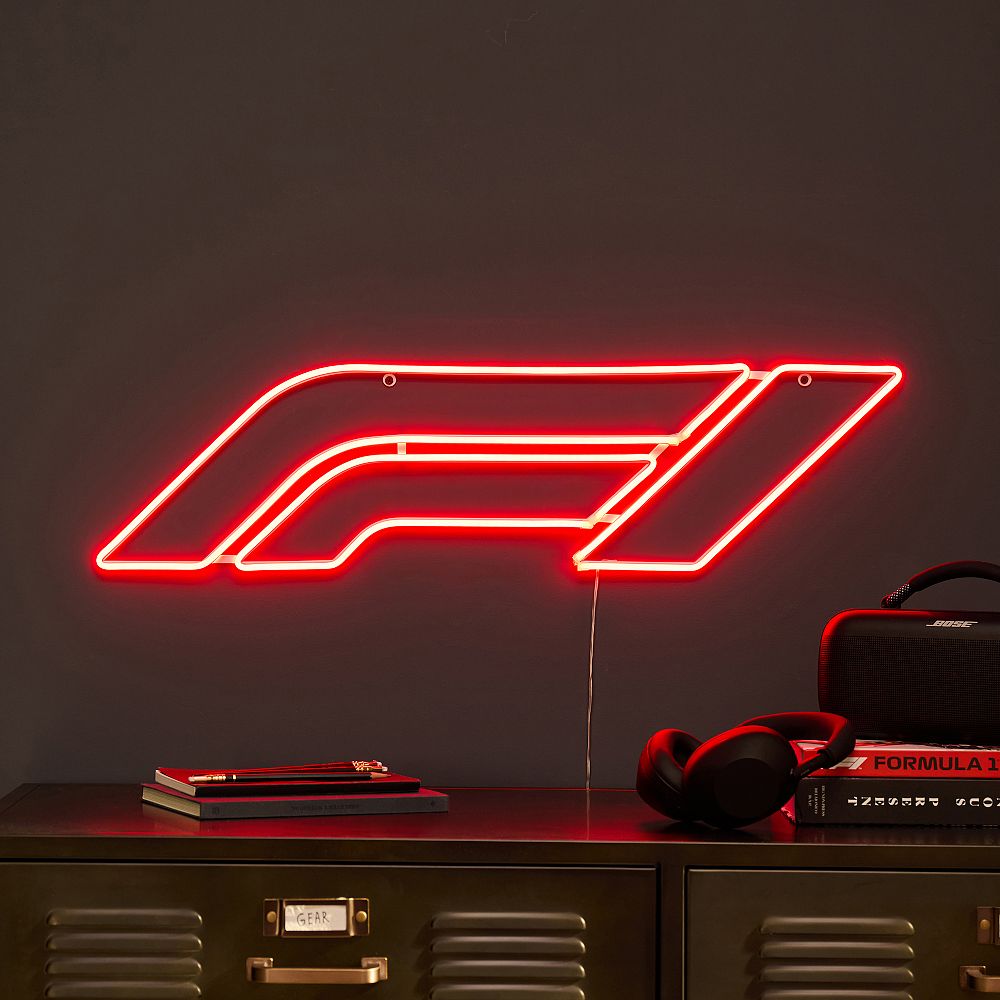 Formula 1® Neon Wall Light | Pottery Barn Teen