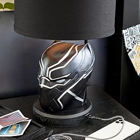Marvel's <em>Black Panther</em> Glow-in-the-Dark Table Lamp with USB