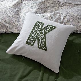 Garden Monogram Pillow Cover
