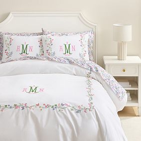 AERIN Floral Vine Border Duvet Cover