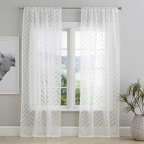 Chevron Sheer Curtain
