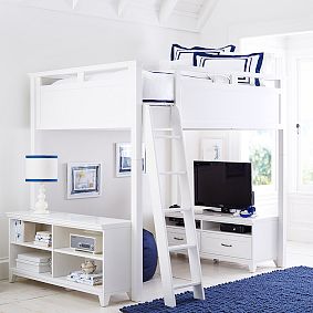 Hampton Convertible Loft Bed Set
