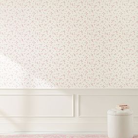 LoveShackFancy Prairie Wildflower Wallpaper - Pink