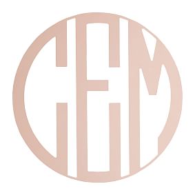 No Nails Triple Block Monogram