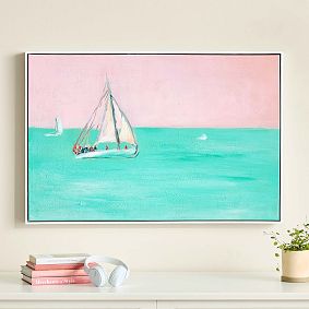 Painted Sailboat Art