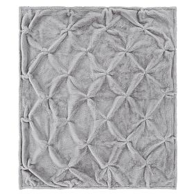 Pintuck Plush Throw