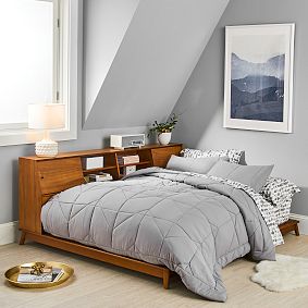 west elm x pbt Mid-Century Side Storage Platform Bed
