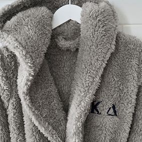 Greek Cozy Sherpa Robe